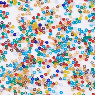 12/0 Grade A Round Glass Seed Beads SEED-Q006-FM-1