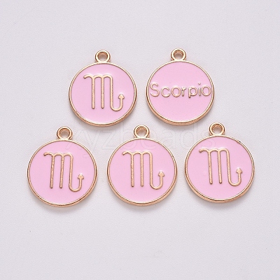 Alloy Enamel Pendants LS-X-ENAM-S124-01B-09L-1