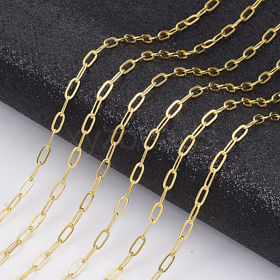 Brass Paperclip Chains CHC-S008-001D-G-1