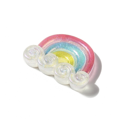 Summer Theme Opaque Resin Cabochons RESI-G106-01C-1