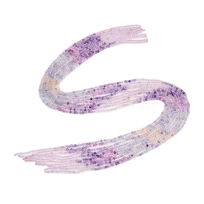 Natural Fluorite Beads Strands G-F789-01-2mm-1