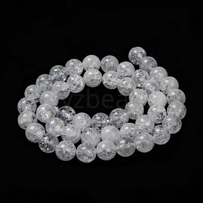 Natural Crackle Quartz Beads Strands X-G-D840-01-8mm-1