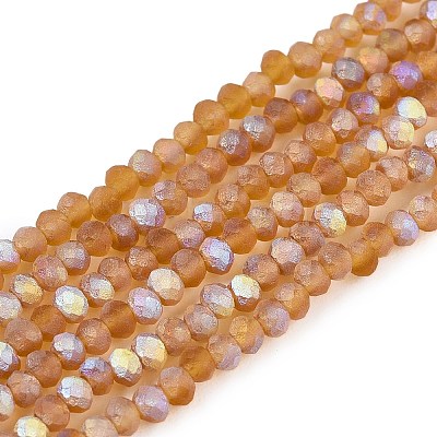Transparent Glass Beads Strands EGLA-A044-T1mm-MB04-1