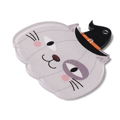 Halloween Printing Acrylic Pendants FIND-K017-01C-1