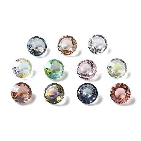 Transparent Glass Rhinestone Cabochons RGLA-B003-10A-1