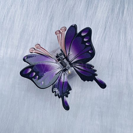 Butterfly Plastic Claw Hair Clips PW-WGC2CB3-06-1