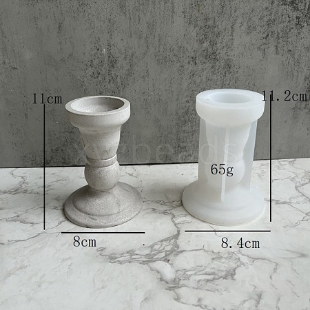 DIY Roman Pillar Candlestick Silicone Molds DIY-C056-06B-1