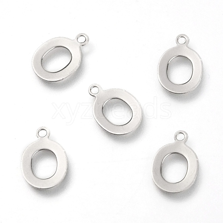 Non-Tarnish 201 Stainless Steel Charms STAS-C021-06P-O-1