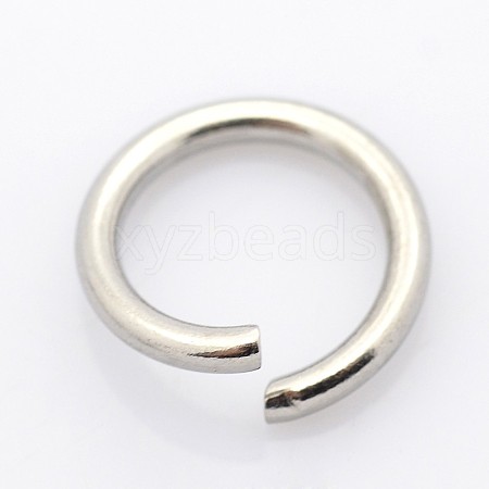 Tarnish Resistant 304 Stainless Steel Open Jump Rings STAS-E066-01-3.5mm-1