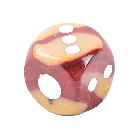 Natural Mookaite Carved Cube Dice PW-WGD9A2F-04-1