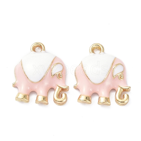 Elephant Alloy Enamel Pendants LS-ENAM-B045-01LG-01-1