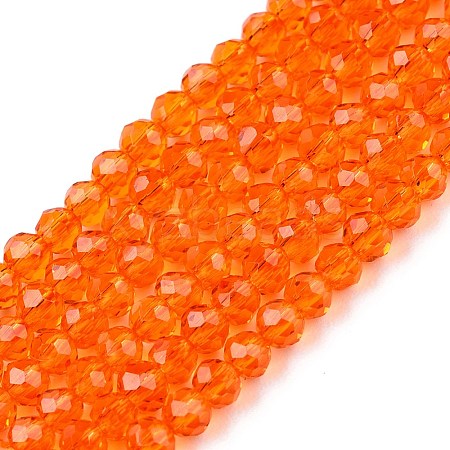 Glass Beads Strands EGLA-T021-01J-1