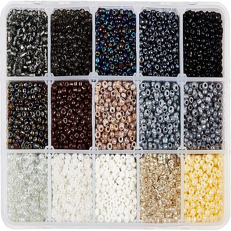 8/0 Glass Seed Beads SEED-NB0001-12A-3mm-1