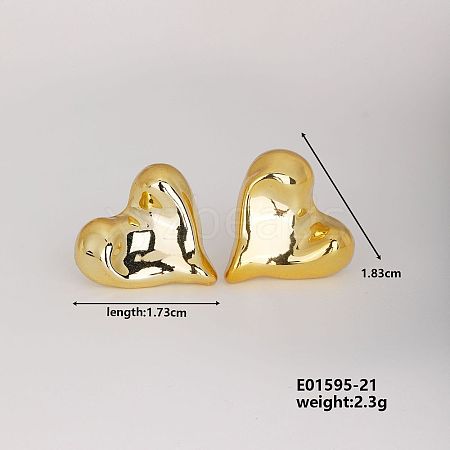 Fashionable Cute Heart Earrings for Hot Personalized Matching WX1077-17-1