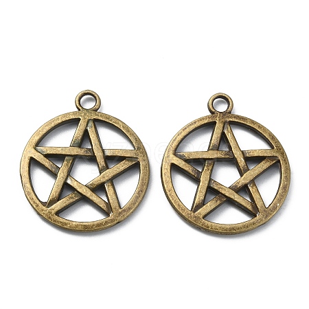 Tibetan Style Alloy Pendants FIND-WH0110-AB-1