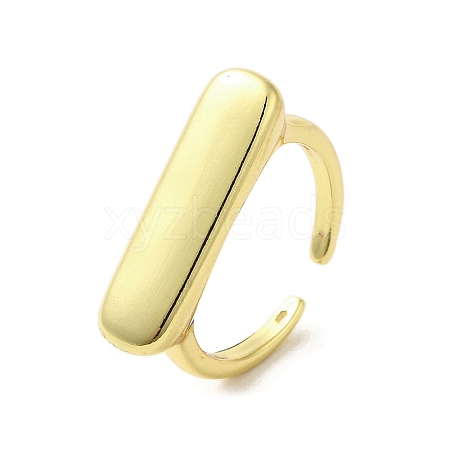 Rack Plating Brass Finger Ring RJEW-C072-05G-1