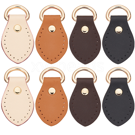 8Pcs 4 Colors Cowhide D Buckle FIND-BBC0003-75B-1