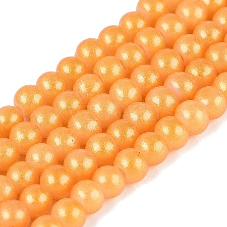 Baking Paint Glass Pearl Beads Strands DGLA-ZX001-05A-12-1