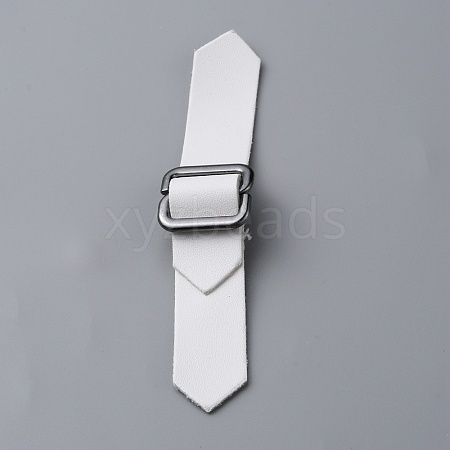 PU Leather Buckles FIND-WH0129-60A-1