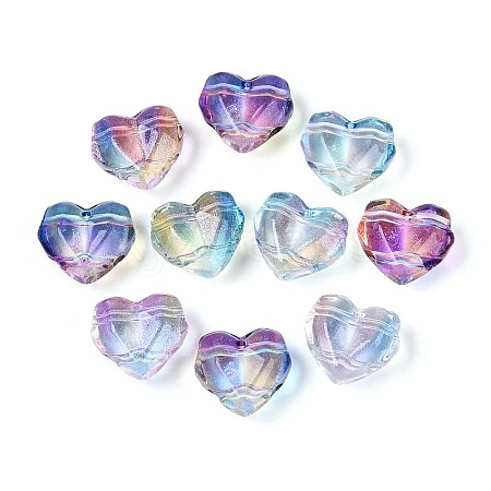 Transparent Glass Beads GLAA-T028-03F-1