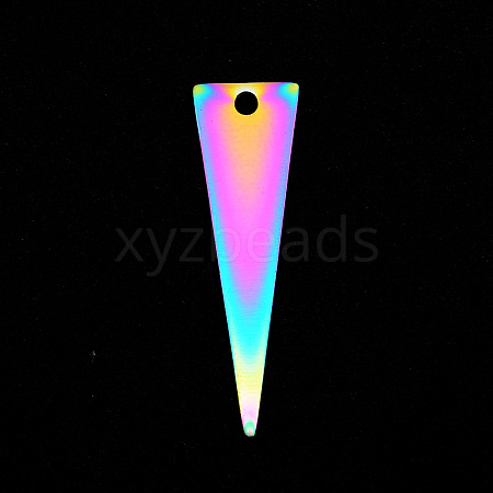 201 Stainless Steel Pendants STAS-N090-LA630-1