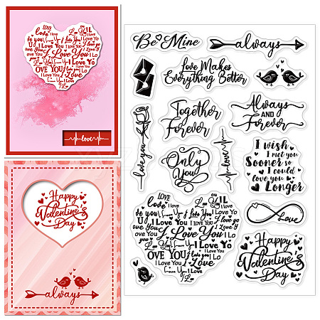 Custom PVC Plastic Clear Stamps DIY-WH0618-0005-1