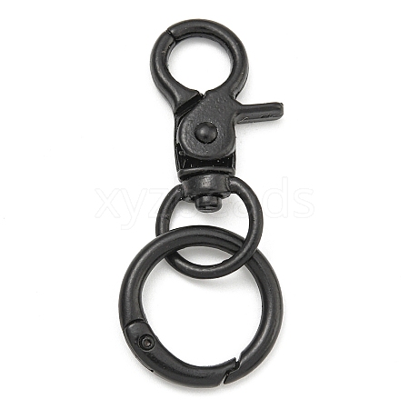 Spray Painted Alloy Split Key Rings FIND-B044-01A-1