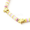 Handmade Polymer Clay Beads Stretch Bracelets Sets BJEW-JB06353-03-6