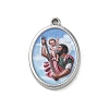 304 Stainless Steel Printed Religion Pendants STAS-G387-03P-10-1