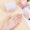 1 Roll Plastic Round Beaded Link Chains DIY-SC0024-96B-3
