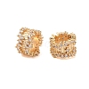 Brass Micro Pave Clear Cubic Zirconia Beads KK-B100-020G-2