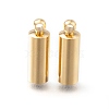 Brass Cord Ends KK-H759-42C-G-1