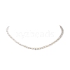 Acrylic Imitation Pearl Beaded Necklaces with Glass Seed Beads for Women NJEW-JN04132-4