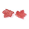 Baking Paint Transparent Glass Pendants DGLA-N014-11A-04-2