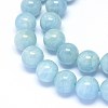 Natural Aquamarine Beads Strands G-F602-05-10mm-3