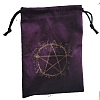 Velvet Pentagram Print Storage Pouches PW-WG67651-02-1