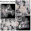 Polyester Acrylic Rhinestones Applique embroidery ABS Sequins FIND-WH20019-165A-03-5