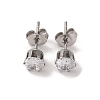 3 Pairs 3 Styles Christmas 304 Stainless Steel Hoop & Studs Earrings Set for Women EJEW-K279-11A-P-3