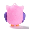 PVC Cartoon Owl Doll Pendants KY-C008-04E-2