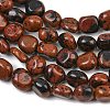 Natural Mahogany Obsidian Beads Strands GG-CBA787B-A19-3