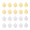 Unicraftale 20Pcs 2 Colors 304 Stainless Steel Pendants STAS-UN0053-70B-1