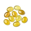 Natural Yellow Agate Cabochons G-A029-01-07-1