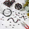 ARRICRAFT 300Pcs 6 Styles Natural & Synthetic Mixed Gemstone Round Beads G-AR0005-82-4