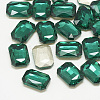 Pointed Back Glass Rhinestone Cabochons RGLA-T079-6x8mm-15-1