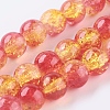 Two Tone Crackle Glass Bead Strands LS-CCG-I001-09-1