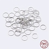 Anti-Tarnish Rhodium Plated 925 Sterling Silver Open Jump Rings STER-F036-02P-0.5x5mm-3