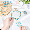 1Bag Iron & Glass Hanging Ornaments HJEW-SP0001-65B-3