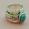 Alloy and Resin Finger Rings FS-WGDE678-04-2