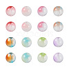 Cheriswelry 120Pcs 8 Colors Transparent Glass Beads GLAA-CW0001-05-12