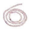 Faceted Natural Amethyst Beads Strands G-RM241221-B42-5